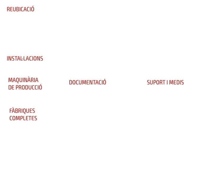 Servicio profesional de desmontaje y montaje de maquinaria industrial pesada para traslado eficiente de fábricas y naves.