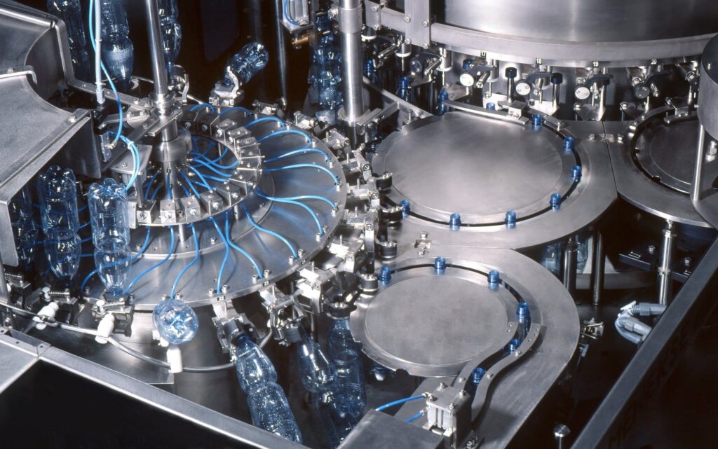 Máquina de llenado en línea de embotellado automatizado